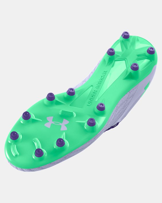 Unisex UA Magnetico Select 3 FG Soccer Cleats in Purple image number 4